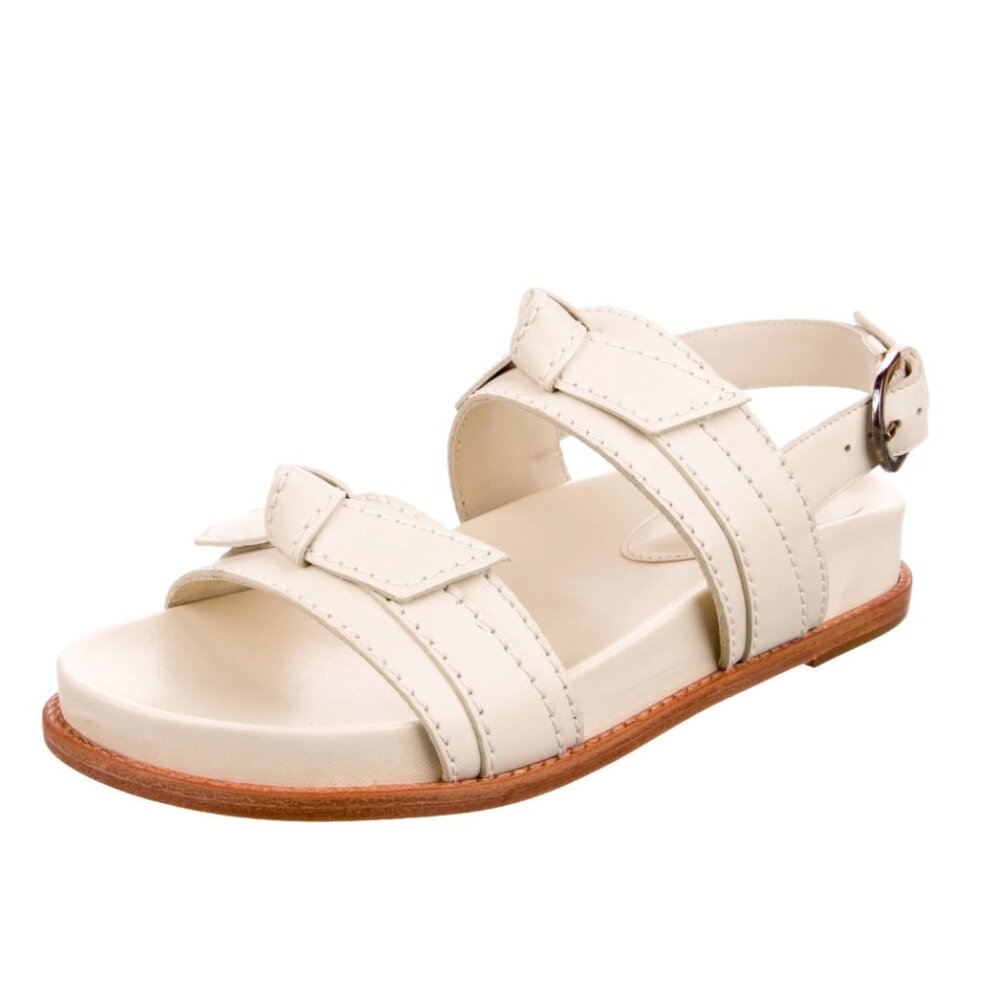 Alexandre Birman. Leather Colorblock Pattern Slin… - image 1